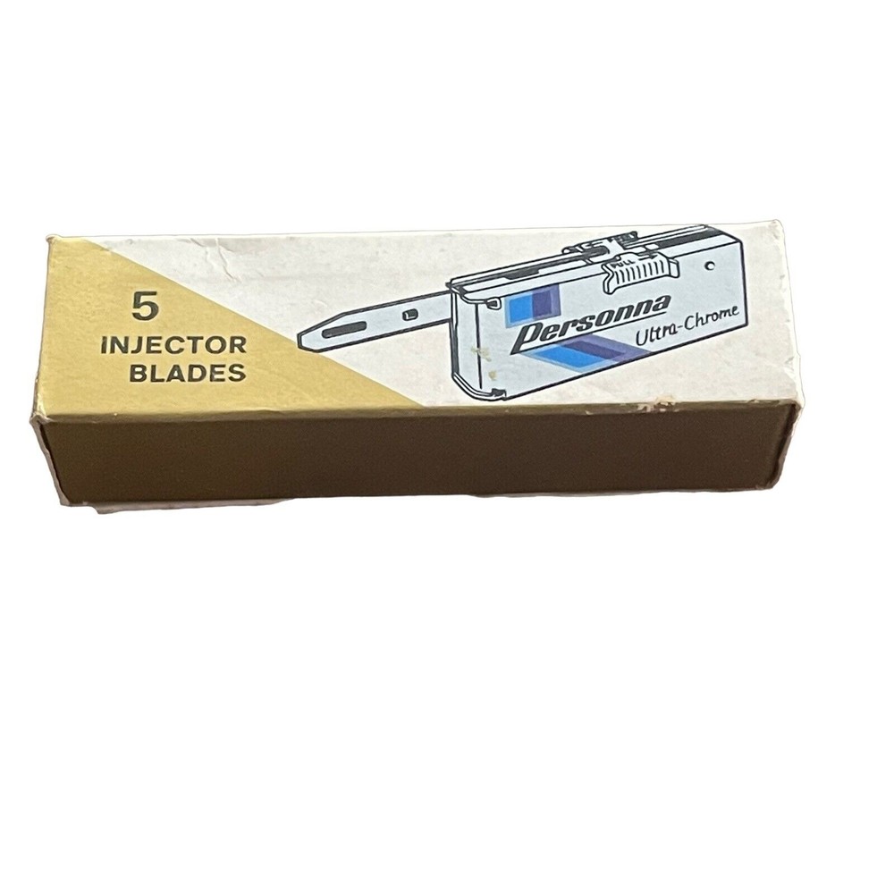Personna Injector Blades Ultra Chrome 5 Blades Made In USA New New Old Stock